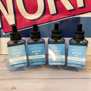 Four Bath & Body Works Beautiful Day Wallflower Refills